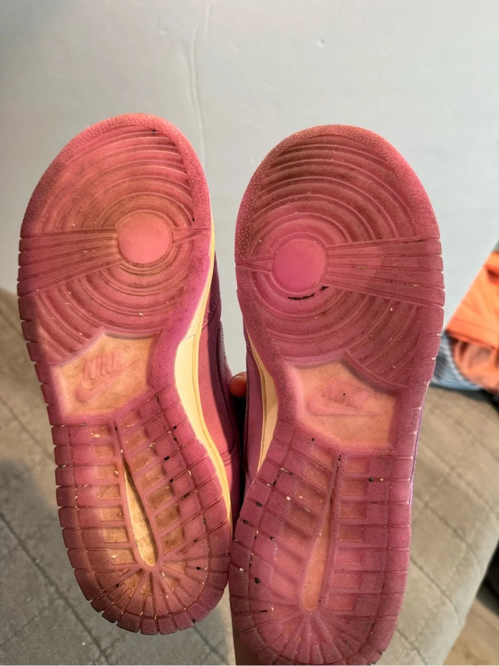 Nike Women’s Dunk Low Sneakers in Rush Fuschia- rare!